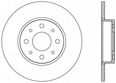 OPEN PARTS bdr256410 -  Тормозной диск